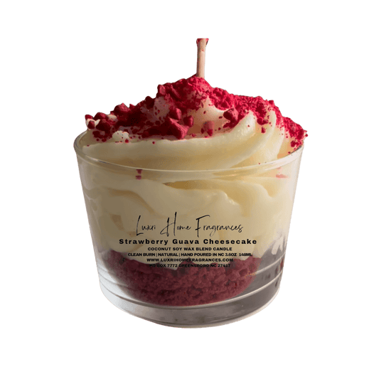 Strawberry Guava Cheesecake Mini Candle - Premium Candle from Luxri Home Fragrances - Just $12.99! Shop now at Luxri Home Fragrances